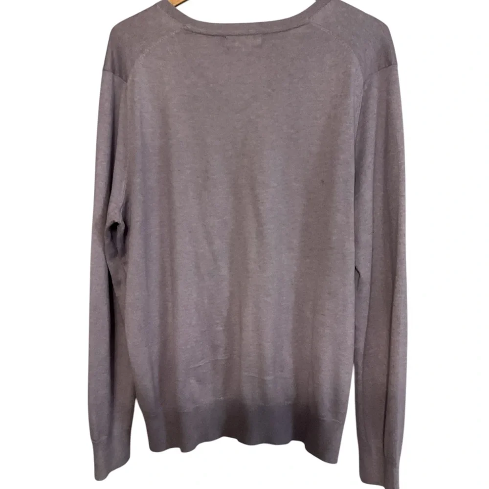 Banana‎ Republic Luxury Silk Cashmere & cotton Blend Sweater in light purple L